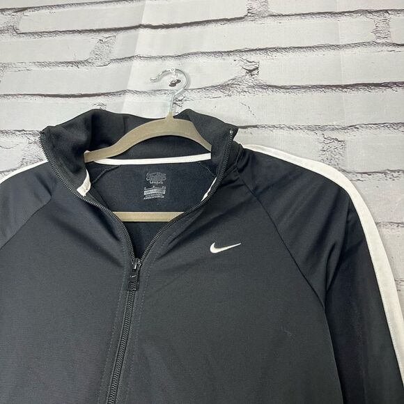 Nike The Athletic Dept Full Zip Track Jacket Black White Stripes Size S SP Y2K - Picture 8 of 15